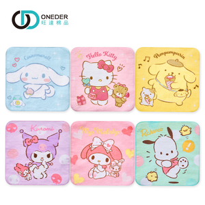 (多款)三麗鷗 大耳狗小方巾(3入)【旺達棉品】SO-DI001