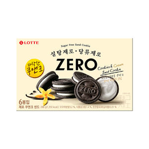 LOTTE ZERO零砂糖可可香草夾心餅乾量販包
