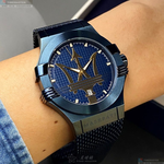 [星晴錶業]MASERATI手錶,42mm,R8853108008寶藍色錶面寶藍錶殼寶藍米蘭錶帶款, , large