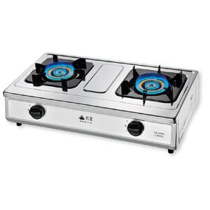 和家KS-268G雙口瓦斯爐(桶裝瓦斯)※ 此商品為傳統式台爐，不適用於崁入式，下單前請先自行評估！