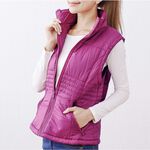 [CINN Far‑Infrared] Women’s Nano FIR Pink Vest (Size XL) | Free All‑Season Neck Wrap, , large