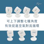 【羅蜜歐 ROMEO】 8吋自動擺頭空氣循環扇, , large