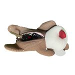 【可愛造型 可機洗 透氣抗菌】大耳狗 鑰匙包 零錢包 吊飾 鑰匙圈吊飾 禮物 交換禮物 包包吊飾【加贈購物袋顏色隨機】, , large