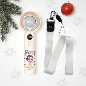【Disney】101-Step Ice-Cooling Hand Fan TF-06 (with Lanyard) - The Little Mermaid