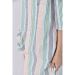 (XL) tommy hilfiger質感棉質條紋綠色短袖上衣二手衣, , large
