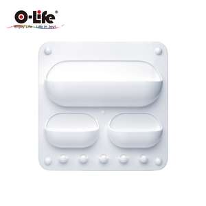 【O-Life】Magnetic wall-mounted storage F style beige