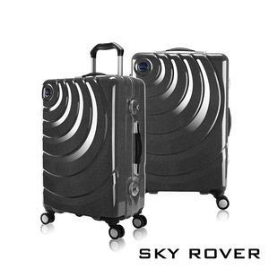 【PANTHEON PLAZA】展示品限量出清 SKY ROVER 24吋 魔幻星辰 鋁框硬殼行李箱 SRI-1547J 玫瑰金