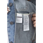 (L) levis丹寧牛仔質感藍色外套二手衣, , large