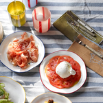 【英國 MÆGEN】刺繡棉麻餐巾組-橄欖綠 (蘆筍), , large