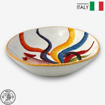 【SOLO Vintage】Modigliani Italian Pottery 19cm Pasta Plate Deep Round Plate Soup Plate BNG Lucky Rooster Series, , large