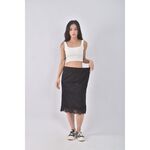 (3XL) fashion show棉質黑色長裙二手衣, , large