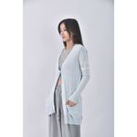 (S) gap棉質純棉長版藍色外套二手衣, , large