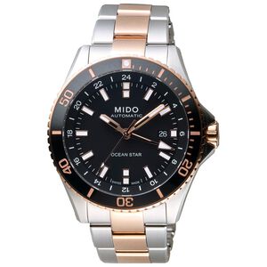 MIDO美度 Ocean Star 海洋之星 GMT 200米潛水機械錶-44mm  M0266292205100