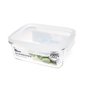 Glass food storage box