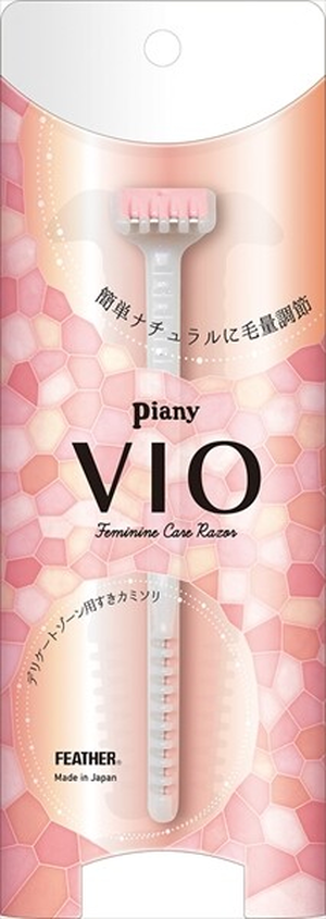 【日本 FEATHER Piany】羽毛牌 VIO 除毛刀/ 比基尼線除毛/ 私密除毛刀 /毛量自然 /安全剃刀