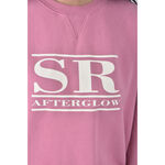 (F) soir質感棉質純棉粉色長袖上衣二手衣, , large