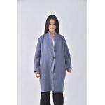 (L) uniqlo長版藍色外套二手衣, , large