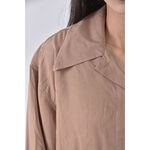 (F) libertine libertine質感素面杏色長袖上衣二手衣, , large