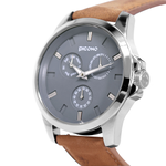 【PICONO】NO.91 collection minimalist fashion watch- Blue Green / Leather NO-9104, , large