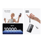 Mcdodo麥多多 LQ MC850 FreeGo系列3合1牆插款USB-C伸縮線數顯行動電源10000mAh 45W 37Wh, , large