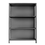 [佳格倉儲]工業風碳鋼置物層架 | 深35x寬80x高112 cm (共3層) 黑 | DIY組裝商品, , large