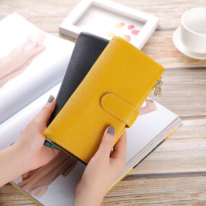 【現貨保固】多功能長夾 可拆式撞色女長夾 手拿包 錢包 真皮長夾 長卡夾包