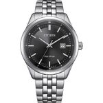 CITIZEN 星辰 光動能經典三針手錶 BM7560-59E, , large