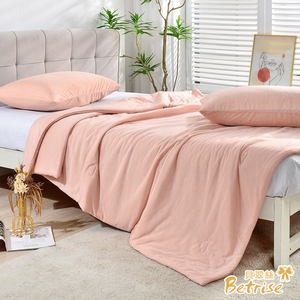 [LY SHIN BEDDING] Betrise | Orange/Orange | Cloud cool quilt/cotton quilt/four seasons quilt-150x200cm (plus pillowcase X2)