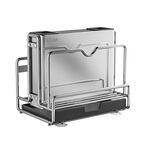Stainless steel pot lid holder, , large