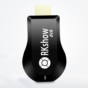 [6th Gen Enhanced ] Four Blades RKshowWireless Display Dongle (with 4 Gifts)