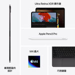 Apple iPad Pro 11吋 256GB Wi-Fi (M4) 平板電腦 2024 _ 台灣公司貨   + 專用 (保貼+保蓋)  , , large