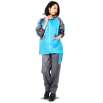 [TDN] Fengxing Racing Two-Piece Raincoat (Sports Raincoat ES4302) Water Blue XL, , large