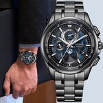 CITIZEN 星辰 HAKUTO-R 限量月相光動能電波手錶 BY1008-67L, , large