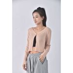 (S) 【安于晴Charlene私服】質感V領橘色外套二手衣, , large