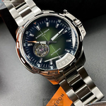 [星晴錶業]GiorgioFedon1919手錶,46mm,GF00059墨綠色錶面銀錶殼銀色精鋼錶帶款, , large