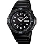 CASIO 卡西歐 DIVER LOOK 潛水運動風手錶-黑/47.9mm MRW-200H-1B2V, , large