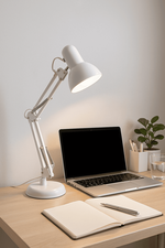 Classic 2-in-1 Desk & Clamp LED Lamp (White), , large