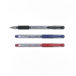 【三菱Uni】超極細中性筆 0.38mm 2支入/組 UM-151(黑/紅/藍)  -  紅色, , large