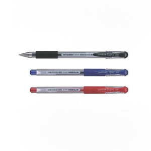 【三菱Uni】超極細中性筆 0.38mm 2支入/組 UM-151(黑/紅/藍)  -  紅色