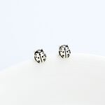 【Angel & Me】Cute Lady bug s925 sterling silver earrings Birthday gift, , large