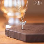 【Gulicc】古莉可 項鍊 天使之翼 許願鎖骨鍊, , large