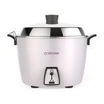 TATUNG 11-Cup Deep Pot Stainless Steel Electric Cooker Stardust Pink TAC-11L-HP, , large