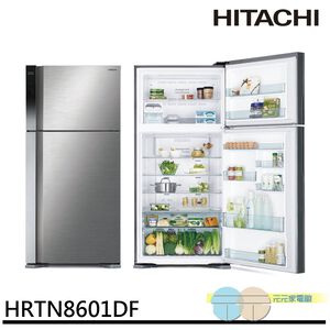HITACHI 570L Grade 1 Energy Efficient Inverter Double Door Refrigerator HRTN8601DF