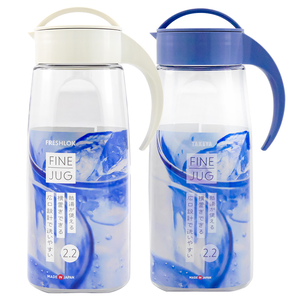 TAKYEA日本製可橫放冷溫水壺-2200ml-藍色-1支
