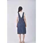 (XL) i jeans吊帶丹寧牛仔藍色長裙二手衣, , large