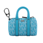 Michael Kors 塗層帆布波士頓包造型吊飾/鑰匙圈/天藍色, , large