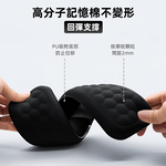 【上手家居】鍵盤墊護腕-黑色44cm(鍵盤手托/記憶棉滑鼠墊), , large