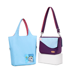 Eco-friendly Crossbody bag & tote bag Two-in-one, Reversible yoyo bag (Ballet slippers), , large