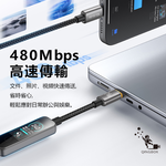 Mcdodo麥多多 LQ Cab Vision系列AI數字智慧彩色數顯數據線C to C 240W 1.2m CA875, , large