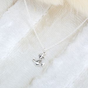 【Angel & Me】定情 繩結 船錨 (小) s925純銀項鍊 情人節禮物